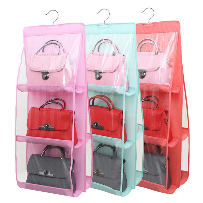 Non-Woven Fabric Hanging Organizer Bag For Handbags Storage Transparent Hang Pocket Three Layer Portable Dust Protect Cover Bag
Non-Woven Fabric Hanging Organizer Bag For Handbags Storage Transparent Hang Pocket Three Layer Portable Dust Protect Cover Bag