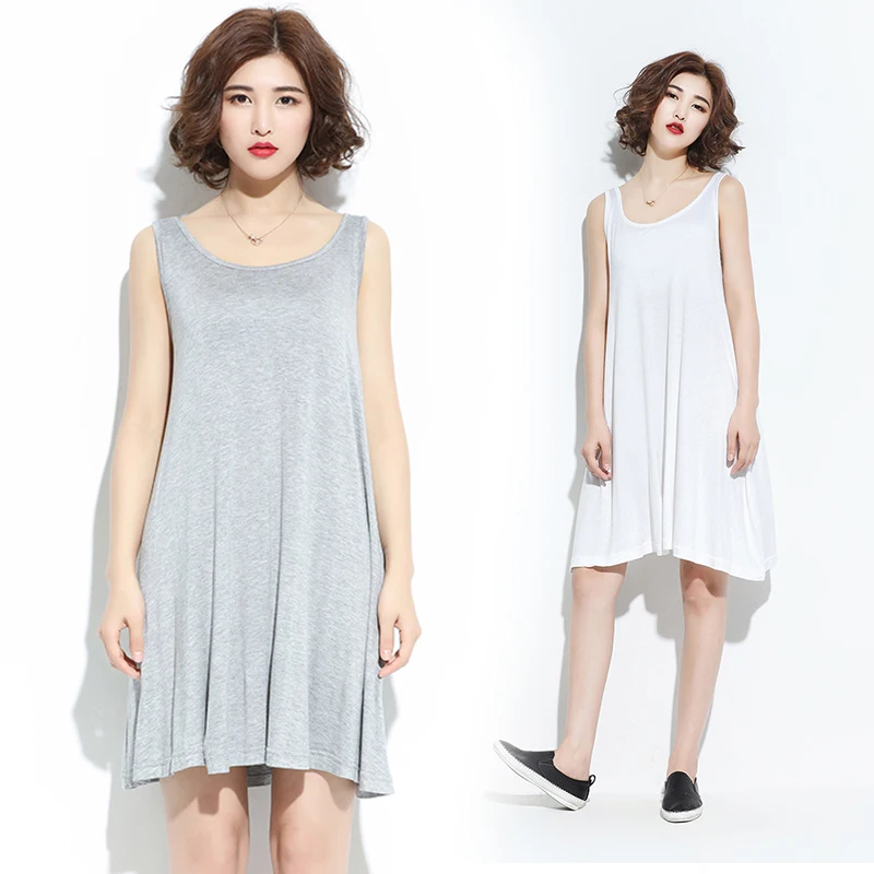 New 2022 Summer comfortable casual cotton dress,black gray white soft modal beach dresses, party dresses -
New 2022 Summer comfortable casual cotton dress,black gray white soft modal beach dresses, party dresses -
