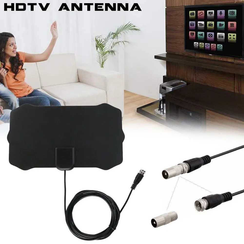 80 Miles 1080P Indoor Digital TV Antenna Signal Receiver Amplifier TV Radius Surf Fox Antena HDTV Antennas Aerial Mini DVB-T/T2
80 Miles 1080P Indoor Digital TV Antenna Signal Receiver Amplifier TV Radius Surf Fox Antena HDTV Antennas Aerial Mini DVB-T/T2
