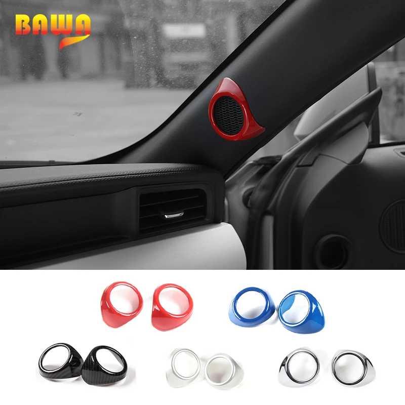 BAWA ABS Car Interior A Pillar Door Audio Stereo Speaker Decoration Cover Trim For Ford Mustang 2015 Up Car Styling
BAWA ABS Car Interior A Pillar Door Audio Stereo Speaker Decoration Cover Trim For Ford Mustang 2015 Up Car Styling