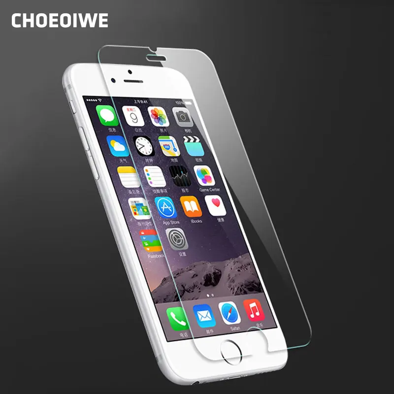 CHOEOIWE для iPhone 6 6s 9H 2.5D переднее закаленное стекло Plus защита экрана Противоударная