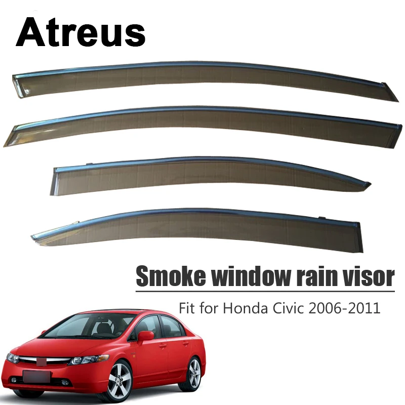 Atreus 4pcs For Honda Civic 2006 2007 2008 2009 2010 2011 Car Accessories Door Smoke Window Sun Rain Visor Wind Deflectors Guard
Atreus 4pcs For Honda Civic 2006 2007 2008 2009 2010 2011 Car Accessories Door Smoke Window Sun Rain Visor Wind Deflectors Guard