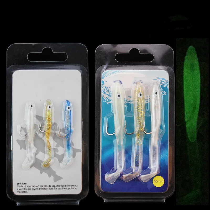 Fishing Soft Lure Bait Artificial Small Eel Simulation Fish with Hook 5.5cm 8.5cm Lures 3 Pieces/ Pack
Fishing Soft Lure Bait Artificial Small Eel Simulation Fish with Hook 5.5cm 8.5cm Lures 3 Pieces/ Pack