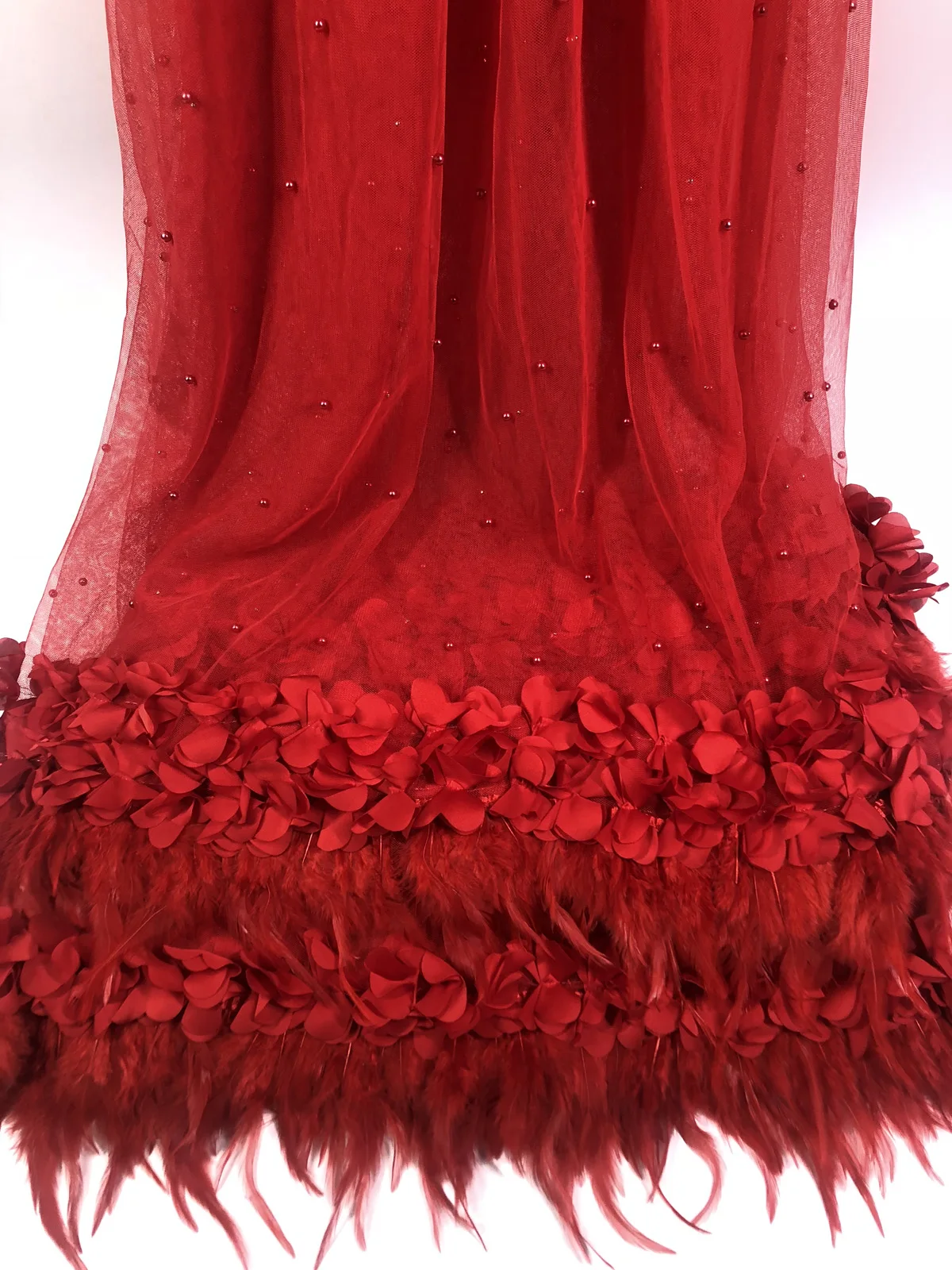 Latest High Quality African Tulle Lace Fabric 2018 3D French Lace Fabric for Wedding African Lace Material with Beaded
Latest High Quality African Tulle Lace Fabric 2018 3D French Lace Fabric for Wedding African Lace Material with Beaded