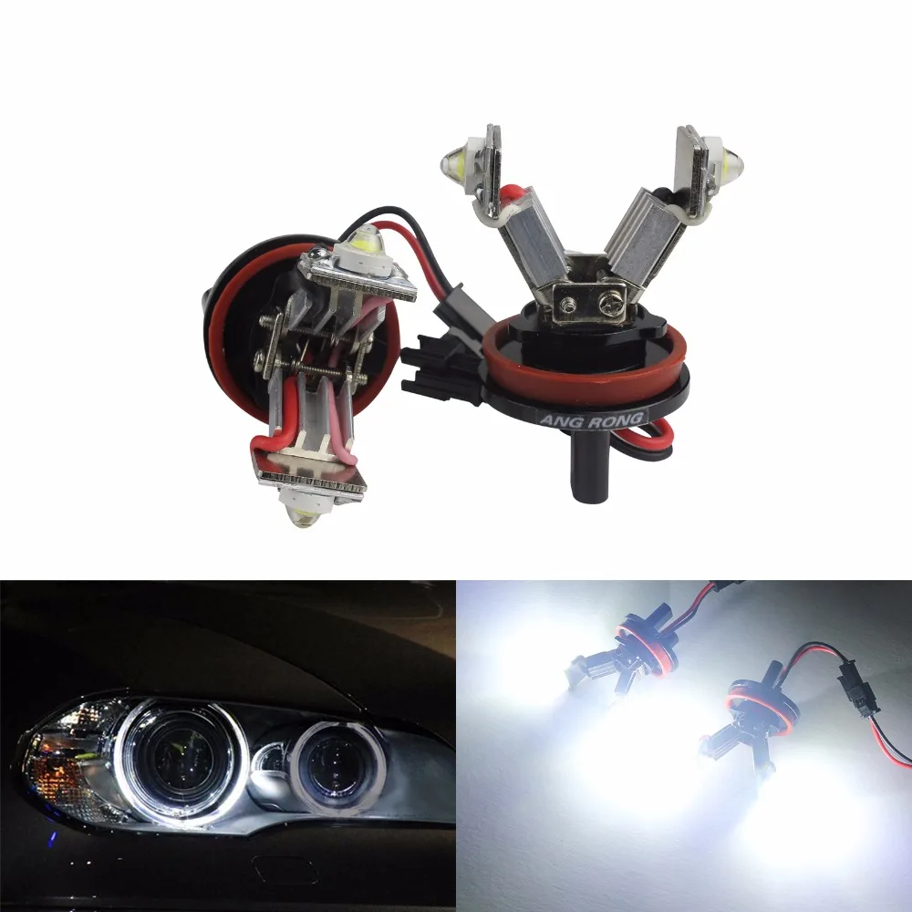 ANGRONG 2x H8 6 Вт LED Angel Eyes Canbus Halo кольцевой свет белый 6000 К Ксенон Для BMW E82 E90 E92 E60 E63 X5 X6 Z4
ANGRONG 2x H8 6 Вт LED Angel Eyes Canbus Halo кольцевой свет белый 6000 К Ксенон Для BMW E82 E90 E92 E60 E63 X5 X6 Z4