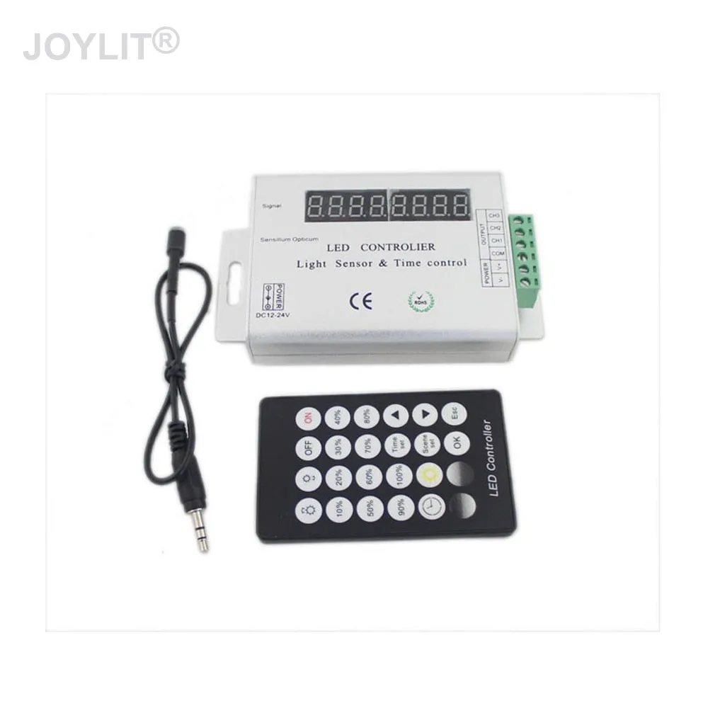 10pcs/lot DC 12V 24V 144W Led Timing Controller Dimmer Photosensitive For Remote Controler Time
10pcs/lot DC 12V 24V 144W Led Timing Controller Dimmer Photosensitive For Remote Controler Time