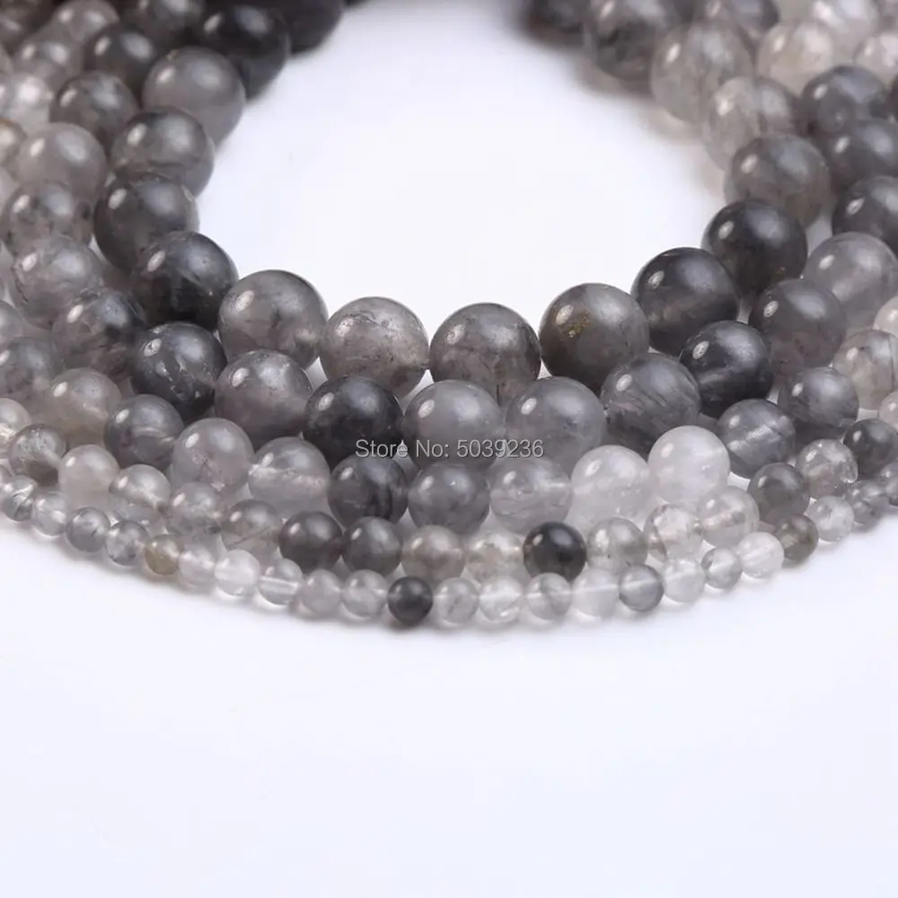 Wholesale Grey Crystal Beads Natural Stone Round Loose Spacer Beads 4 6 8 10 12mm DIY Bracelet Jewelry Making Accessories
Wholesale Grey Crystal Beads Natural Stone Round Loose Spacer Beads 4 6 8 10 12mm DIY Bracelet Jewelry Making Accessories