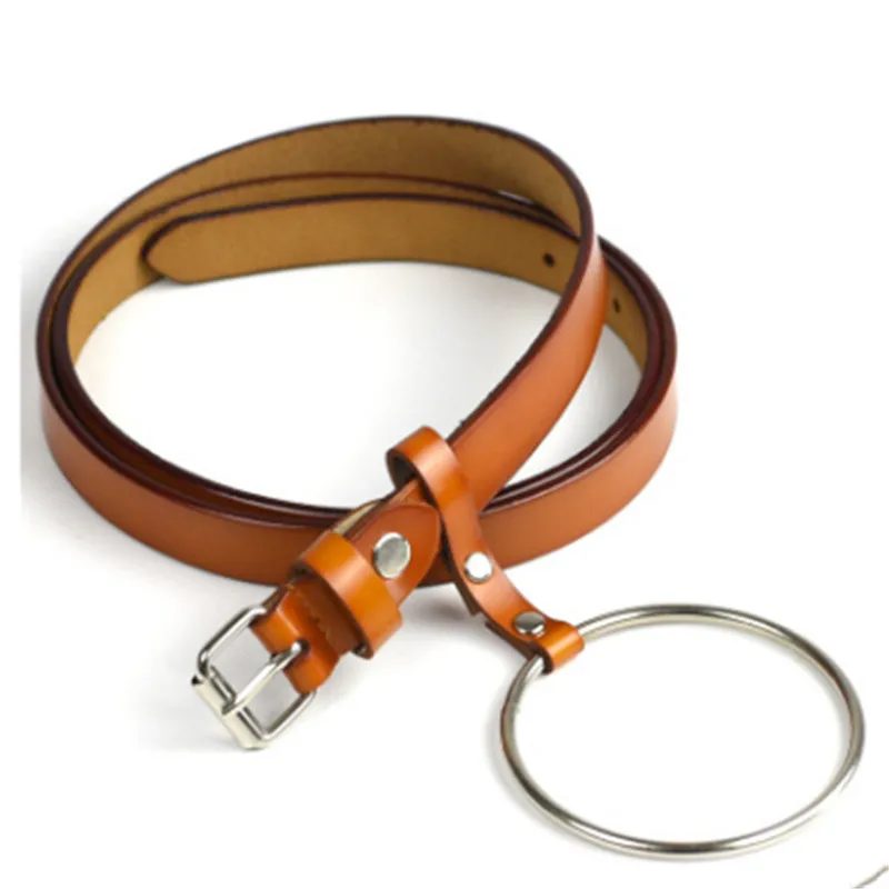 2019 Leather Belt Women's Leather Korean Fashion Wild Rings Women's Decorative Belts with Rings and Pin Buckles
2019 Leather Belt Women's Leather Korean Fashion Wild Rings Women's Decorative Belts with Rings and Pin Buckles