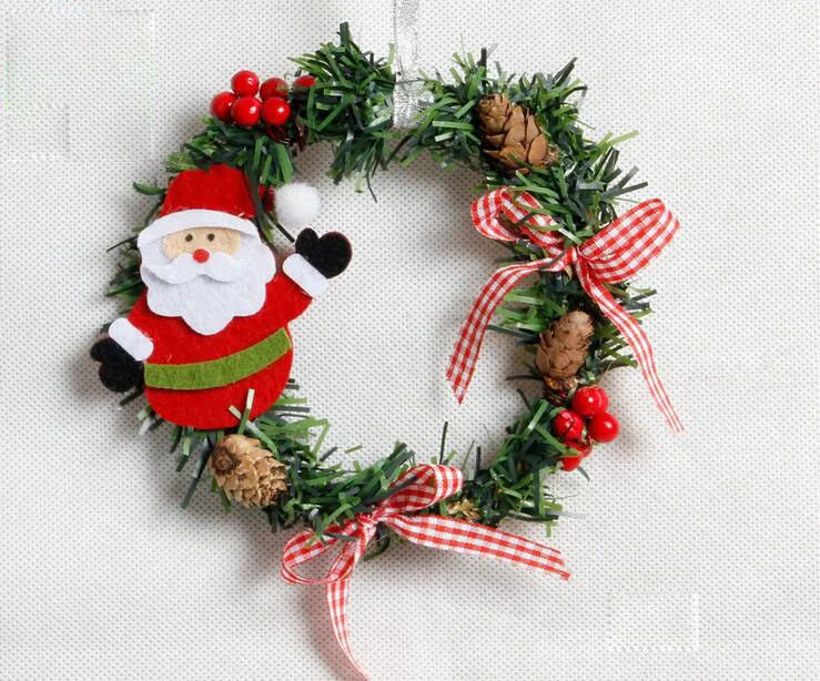 Jubilee Christmas Christmas general decoration little Wreath Christmas Snowman Santa Claus PVC flower ornament snowman gift
Jubilee Christmas Christmas general decoration little Wreath Christmas Snowman Santa Claus PVC flower ornament snowman gift