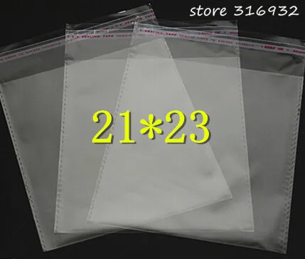 Wholesale 21*23cm Clear Self Adhesive Seal Plastic Bags OPP Bags bolsas plastico regalo 21*23 CM
Wholesale 21*23cm Clear Self Adhesive Seal Plastic Bags OPP Bags bolsas plastico regalo 21*23 CM