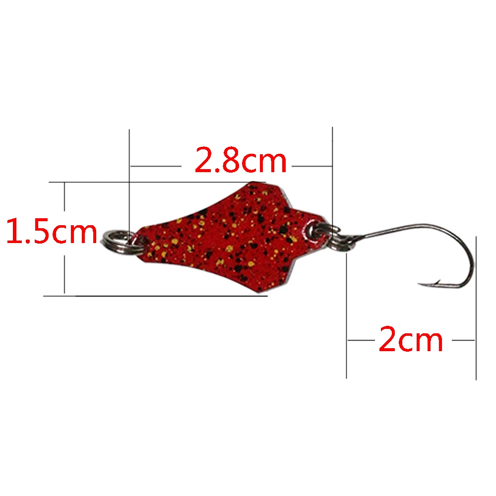 2018 New JonStar 6pcs/lot 3g Metal lure fishing spoon bait trout lure plane shape made of copper Metal Jig for trout fishing
2018 New JonStar 6pcs/lot 3g Metal lure fishing spoon bait trout lure plane shape made of copper Metal Jig for trout fishing