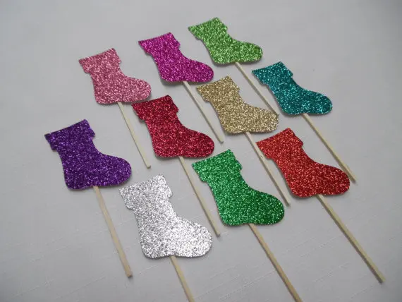 glitter Christmas stockings Cupcake Toppers Engagement Party Bachelorette birthday Wedding Bridal Shower Night food picks
glitter Christmas stockings Cupcake Toppers Engagement Party Bachelorette birthday Wedding Bridal Shower Night food picks