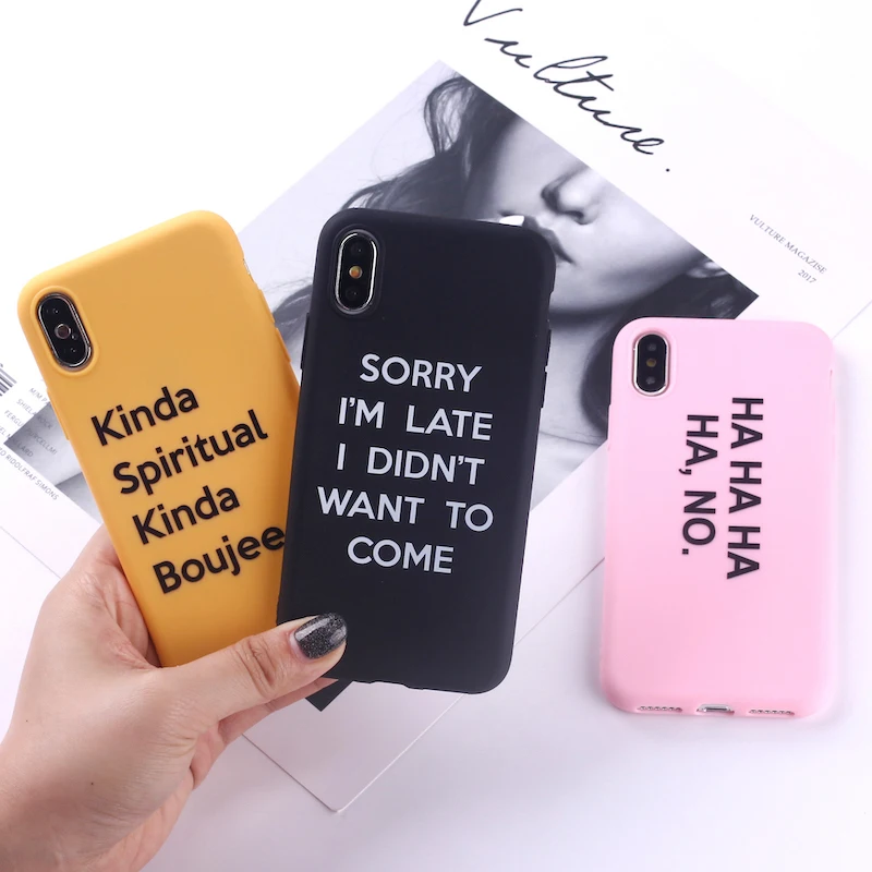 Funny Quote Slogan Sorry I AM Late Soft Silicone Candy Phone Case Capa Fundas Coque For iPhone 14 14ProMax 14Plus 13Promax 13 12
Funny Quote Slogan Sorry I AM Late Soft Silicone Candy Phone Case Capa Fundas Coque For iPhone 14 14ProMax 14Plus 13Promax 13 12