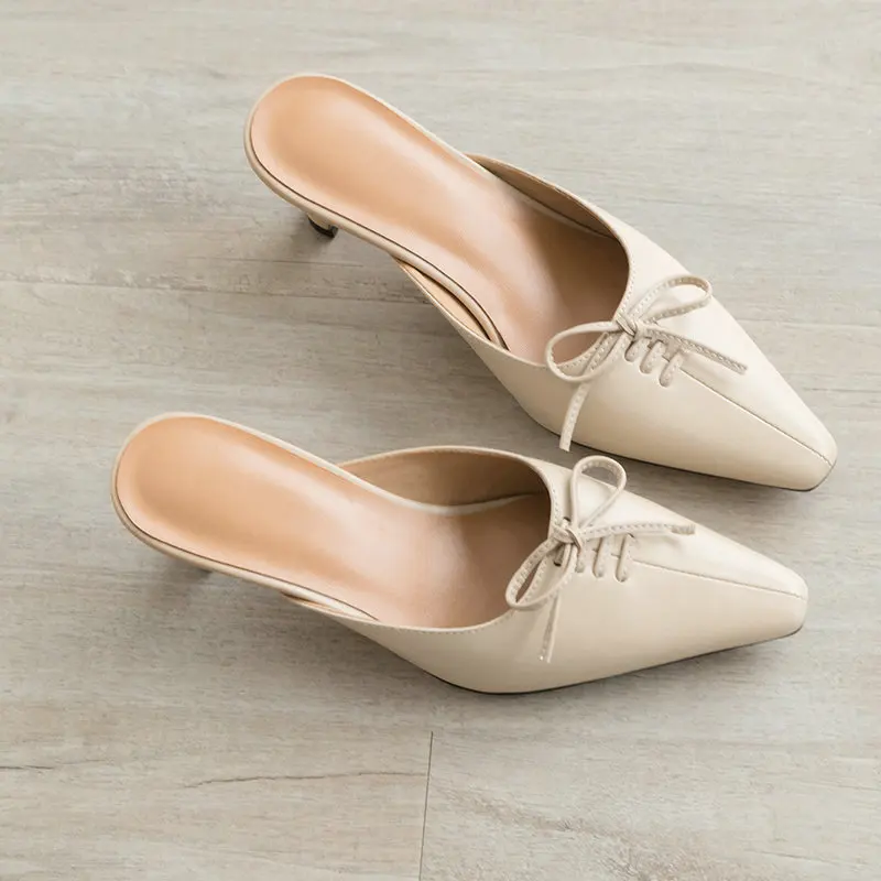 Salu Genuine Leather Women's Sandals Slip-On Fashion Elegant Party Shoes Shallow High Heel Style Sandals
Salu Genuine Leather Women's Sandals Slip-On Fashion Elegant Party Shoes Shallow High Heel Style Sandals