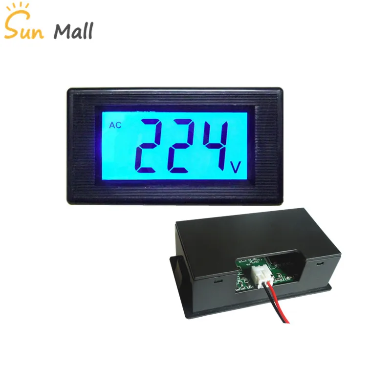 High Quality AC80-500V two-wire LCD Digital Display AC Voltage Meter/Voltmeter AC220V 380V
High Quality AC80-500V two-wire LCD Digital Display AC Voltage Meter/Voltmeter AC220V 380V