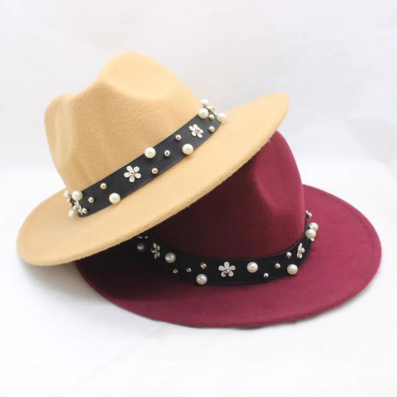 BING YUAN HAO XUAN Retro Women Ladies Fedora Hat Felt Hat For Women Autumn Winter Woolen Jazz Hat Imitation Flat Brim Bowler
BING YUAN HAO XUAN Retro Women Ladies Fedora Hat Felt Hat For Women Autumn Winter Woolen Jazz Hat Imitation Flat Brim Bowler