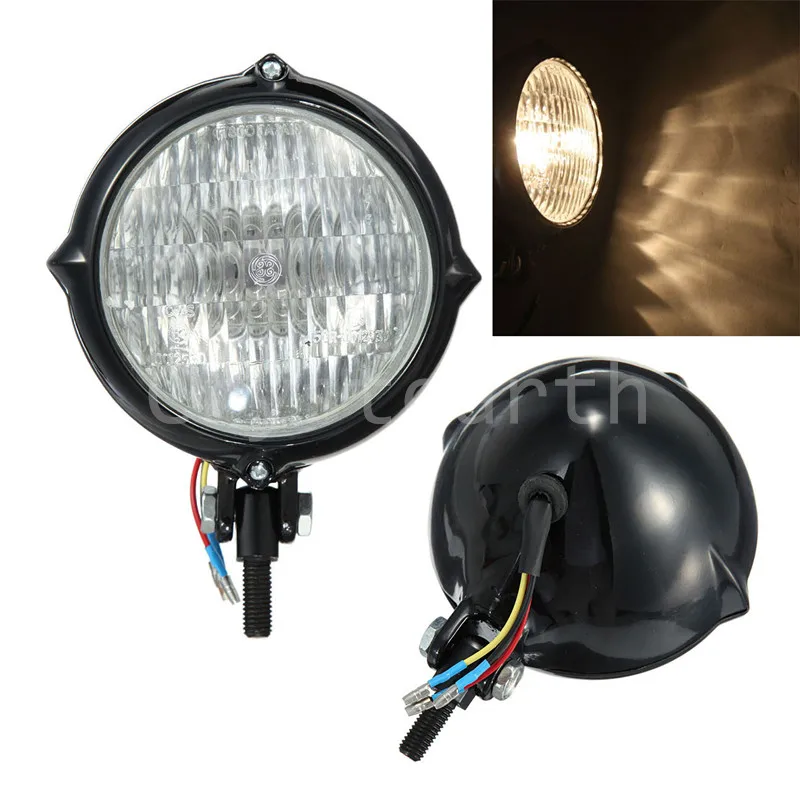 Motorcycle Retro 5.3" Headlight Front Lamp H4 Bulb Headlamp For Harley Honda Yamaha Suzuki Cafe Racer Custom Chopper Bobber
Motorcycle Retro 5.3" Headlight Front Lamp H4 Bulb Headlamp For Harley Honda Yamaha Suzuki Cafe Racer Custom Chopper Bobber