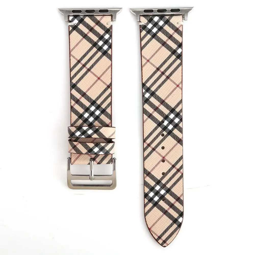 Для apple watch band 44 мм 40 38 42 кожаный ремешок для часов браслет iwatch 3/4 AW880|Ремешки часов| |