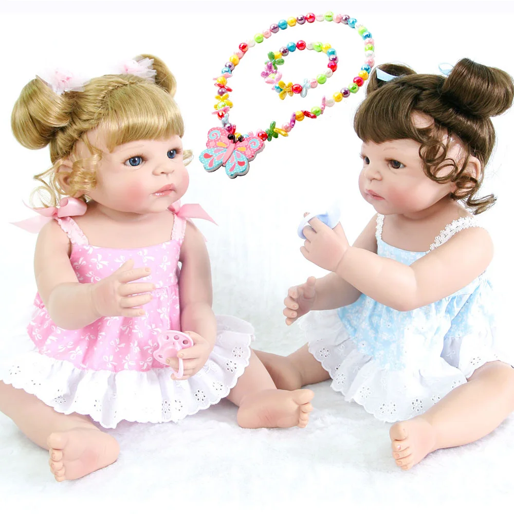 55cm Full Silicone Body Reborn Baby Doll Toy For Girl Vinyl Newborn Princess Babies bebe gift reborn l.o.l dolls
55cm Full Silicone Body Reborn Baby Doll Toy For Girl Vinyl Newborn Princess Babies bebe gift reborn l.o.l dolls
