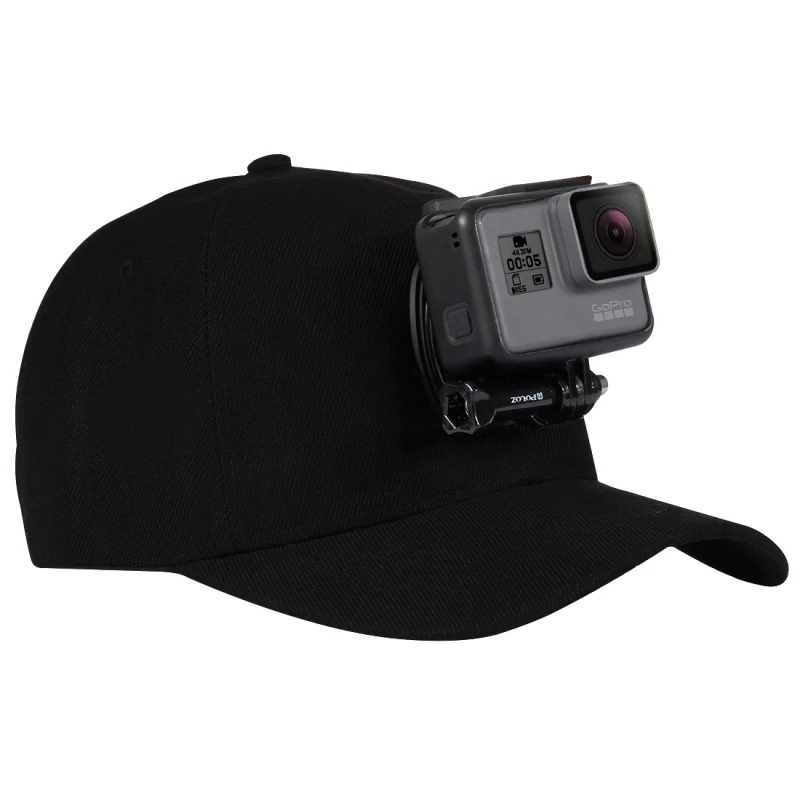 

PULUZ Baseball Hat with J-Hook Buckle Mount & Screw for GoPro NEW HERO /HERO6 /5 /5 Session /4 Session /4 /3+ /3 /2 /1, Xiaoyi