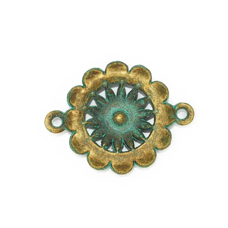 20PCS Patina Decorative RAW Alloy Filigree Jewelry Connectors, 28*22 mm Connector Links Findings For Jewelry Making-10039550
20PCS Patina Decorative RAW Alloy Filigree Jewelry Connectors, 28*22 mm Connector Links Findings For Jewelry Making-10039550