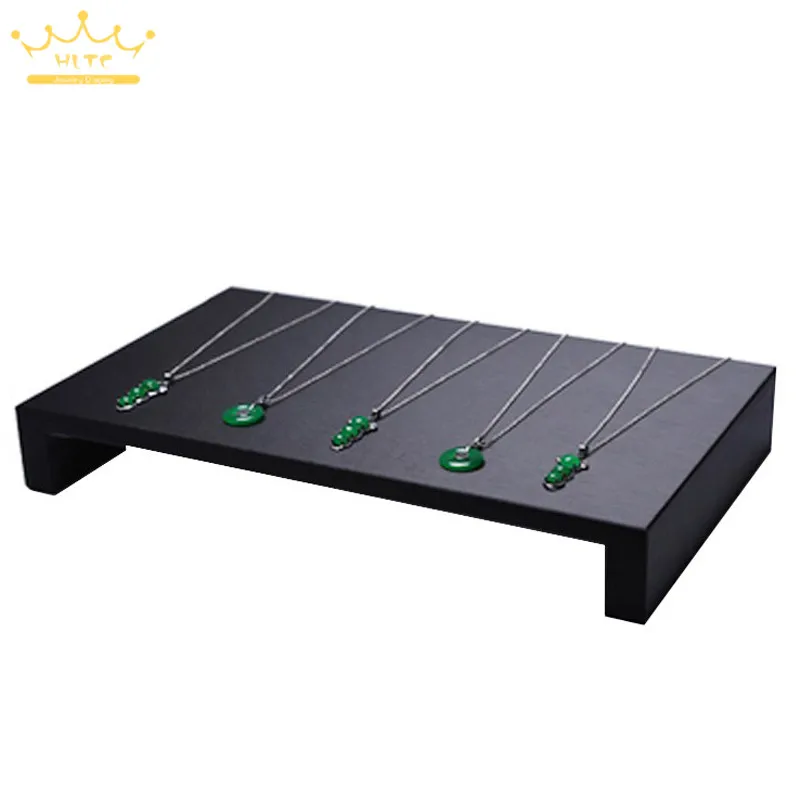 Black PU Leather Jewelry Display Stand for Necklace Pendant Jewelry tray Bracelet Holder MDF Board
Black PU Leather Jewelry Display Stand for Necklace Pendant Jewelry tray Bracelet Holder MDF Board