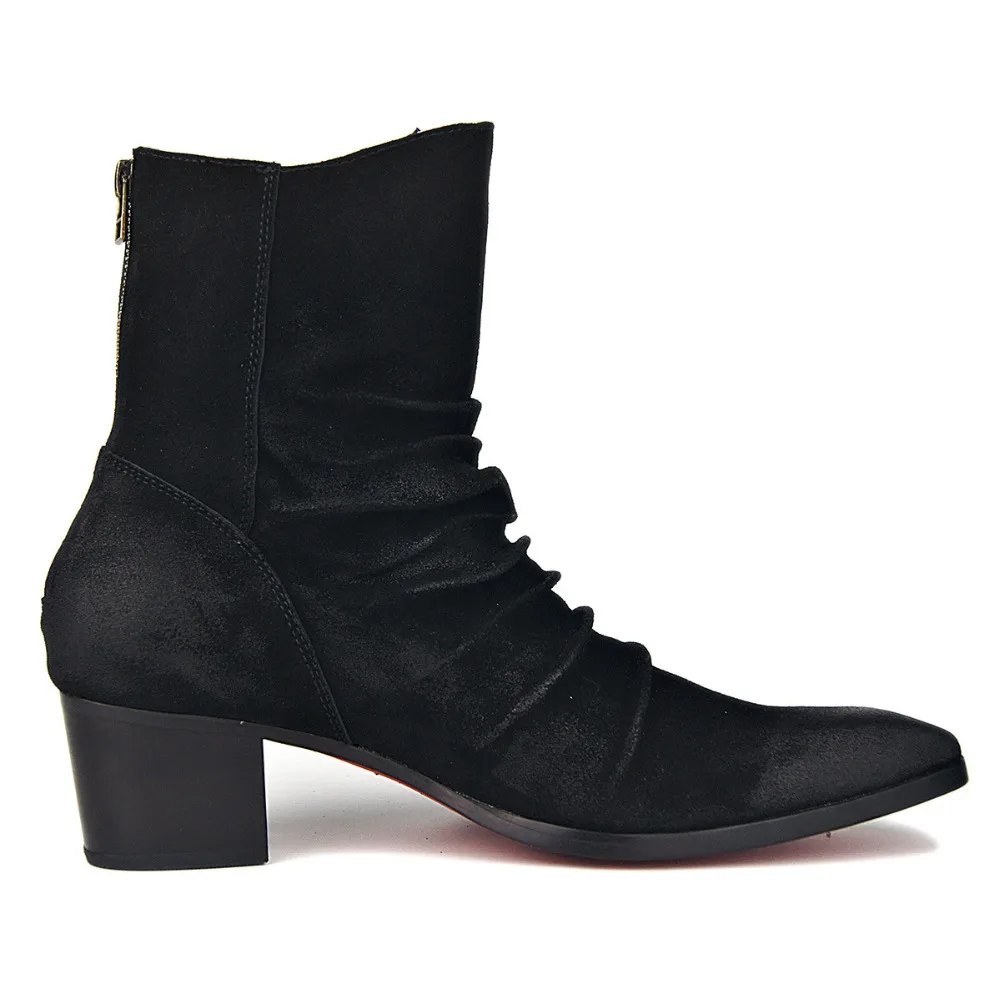 Personalized High Heel fold over suede leather magician denim Boots men British Style business dress Oxfords Boots
Personalized High Heel fold over suede leather magician denim Boots men British Style business dress Oxfords Boots