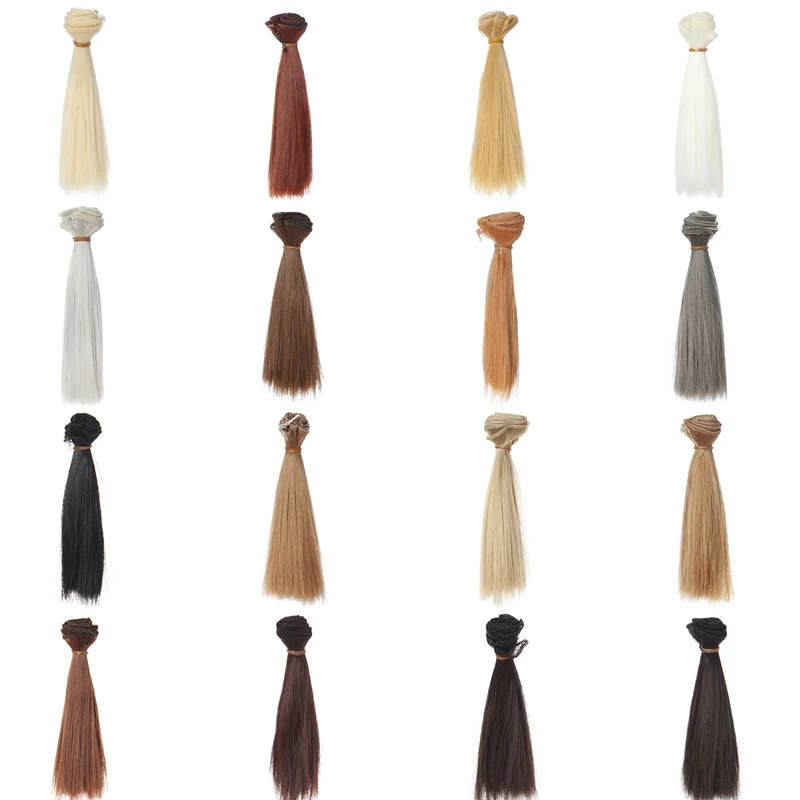 6PCS/LOT DIY BJD Wig Hair Natural Color High-temperature Wire Straight Doll Hair Accessories
6PCS/LOT DIY BJD Wig Hair Natural Color High-temperature Wire Straight Doll Hair Accessories