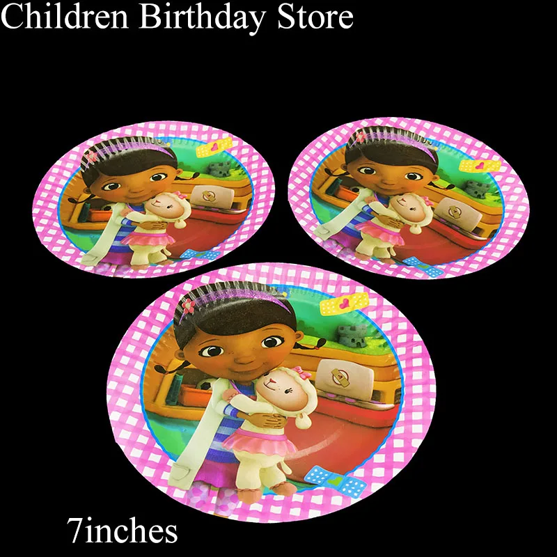 10pcs/lot 7inches Dottie McStuffins disposable plates Dottie theme birthday party decorations Doc McStuffins paper plates
10pcs/lot 7inches Dottie McStuffins disposable plates Dottie theme birthday party decorations Doc McStuffins paper plates