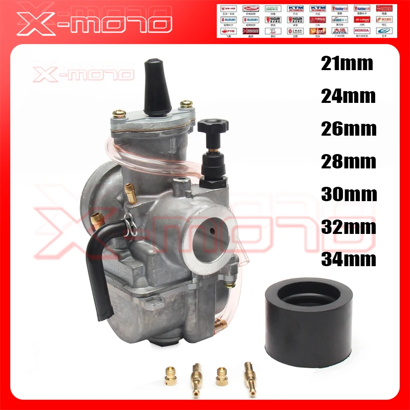 2T 4T Universal PWK carburetor no logo Motorcycle Carburetor 21 24 26 28 30 32 34mm With Power Jet For Racing Motorcycle
2T 4T Universal PWK carburetor no logo Motorcycle Carburetor 21 24 26 28 30 32 34mm With Power Jet For Racing Motorcycle