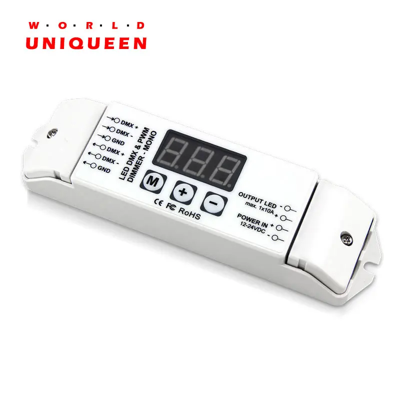 DC12-24V поддерживает высокотоковый выход DMX512 декодер до 10A/CH с цифровым дисплеем трубки, 1-канальный выход для контанта напряжение PWM
DC12-24V поддерживает высокотоковый выход DMX512 декодер до 10A/CH с цифровым дисплеем трубки, 1-канальный выход для контанта напряжение PWM