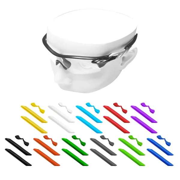OOWLIT резиновые наборы носоупоры и Earsocks для Oakley RadarLock дорожек солнцезащитные очки