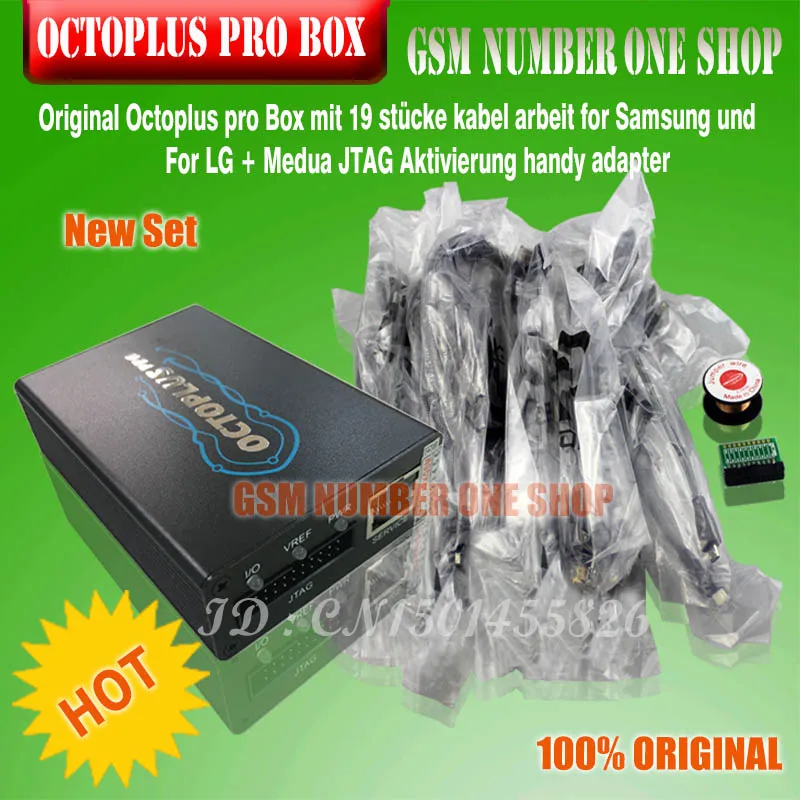 100% оригинальная новая коробка octoplus pro/коробка OCTOPLUS PRO с 19 кабелями для Samsung или LG