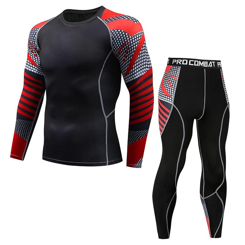 2018 MMA new men's compression suit tights workout fitness body suit long-sleeved T-shirt perspiration breathable fitness suit
2018 MMA new men's compression suit tights workout fitness body suit long-sleeved T-shirt perspiration breathable fitness suit