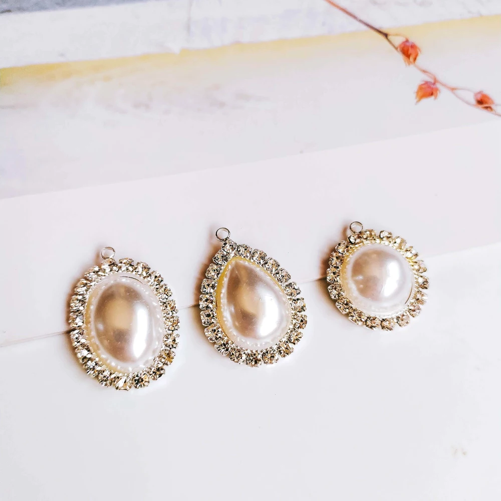 Pearl Eardrop Earring Alloy Accessories Necklace Pendant Charms Supplies for Jewelry Diy Handmade Material 6pcs
Pearl Eardrop Earring Alloy Accessories Necklace Pendant Charms Supplies for Jewelry Diy Handmade Material 6pcs
