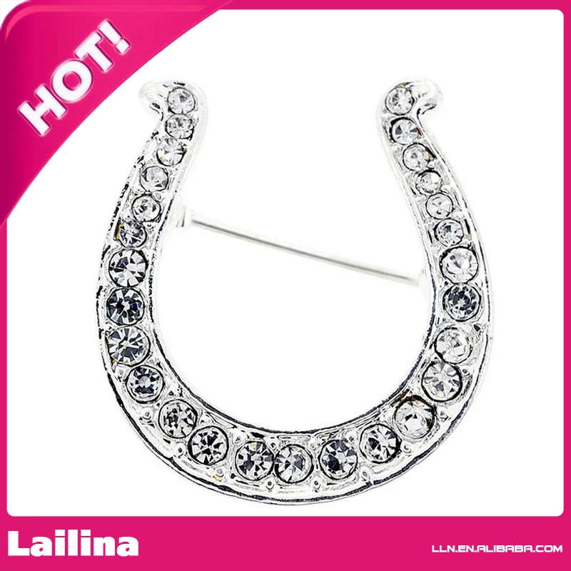 Horseshoe Crystal Pin Brooch
Horseshoe Crystal Pin Brooch