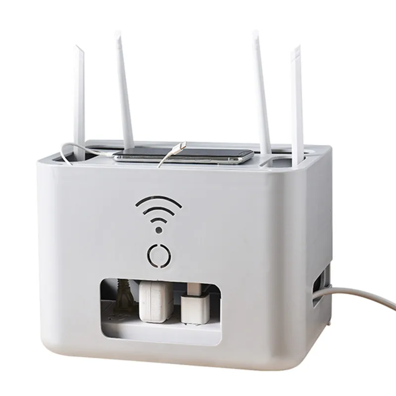 Беспроводной маршрутизатор с Wi-Fi, двухуровневый белый/серый органайзер, пластиковая коробка, органайзер для USB проводов, высокое качество
Беспроводной маршрутизатор с Wi-Fi, двухуровневый белый/серый органайзер, пластиковая коробка, органайзер для USB проводов, высокое качество
