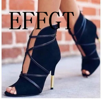 EFFGT 2019 sexy Women sandals pumps Peep Toe Thin Heels T-tied Autumn Fashion High heel Women sandals Fashion femme shoes K363
EFFGT 2019 sexy Women sandals pumps Peep Toe Thin Heels T-tied Autumn Fashion High heel Women sandals Fashion femme shoes K363