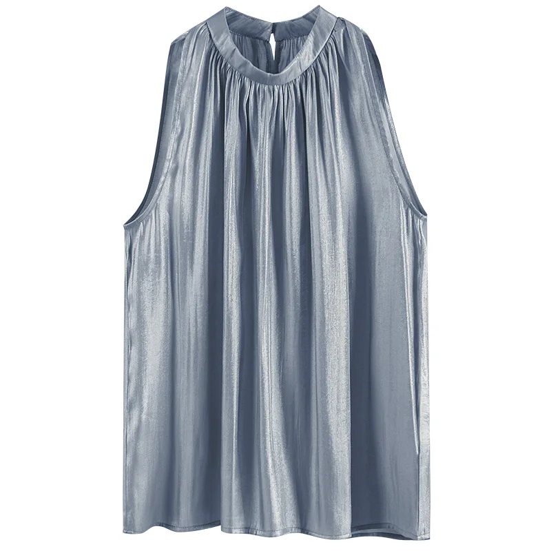 Sleeveless chiffon women tank tops solid turtleneck summer new halter office lady elegant t-shirts tees outwear tops
Sleeveless chiffon women tank tops solid turtleneck summer new halter office lady elegant t-shirts tees outwear tops