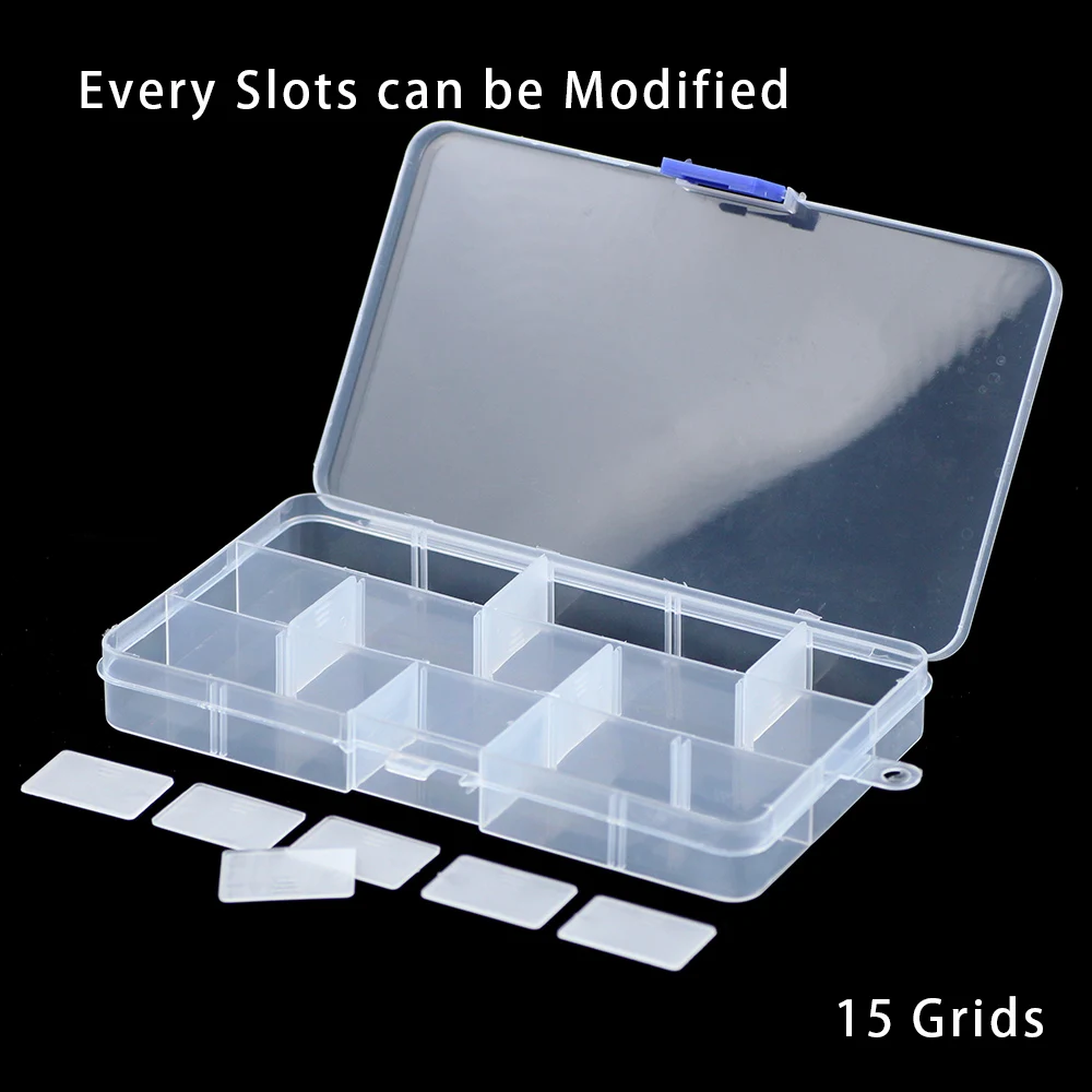 BTFBES Rectangle Adjustable Slots Plastic Transparent Jewelry Necklace Storage Box Case Craft Container for Beads Earrings boxes
BTFBES Rectangle Adjustable Slots Plastic Transparent Jewelry Necklace Storage Box Case Craft Container for Beads Earrings boxes