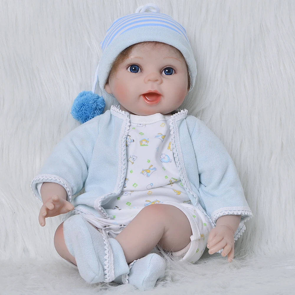 55cm Real Lifelike silicone cute Toddler 22inch Reborn Silicone adorable boy toddlers bebe alive dolls birthday Xmas gifts doll
55cm Real Lifelike silicone cute Toddler 22inch Reborn Silicone adorable boy toddlers bebe alive dolls birthday Xmas gifts doll