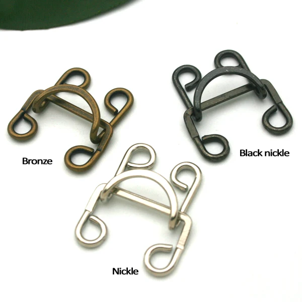 Wholesale 60sets/lot 17#, 18# big trousers pant dress hooks metal brass hook / eye nickle, black, bronze free shipping
Wholesale 60sets/lot 17#, 18# big trousers pant dress hooks metal brass hook / eye nickle, black, bronze free shipping