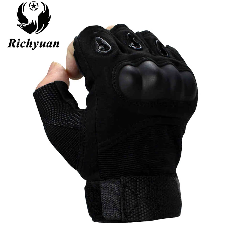 Richyuan Tactical Gloves Military Army Paintball Airsoft Shooting Police Carbon Hard Knuckle Half Finger Gloves
Richyuan Tactical Gloves Military Army Paintball Airsoft Shooting Police Carbon Hard Knuckle Half Finger Gloves