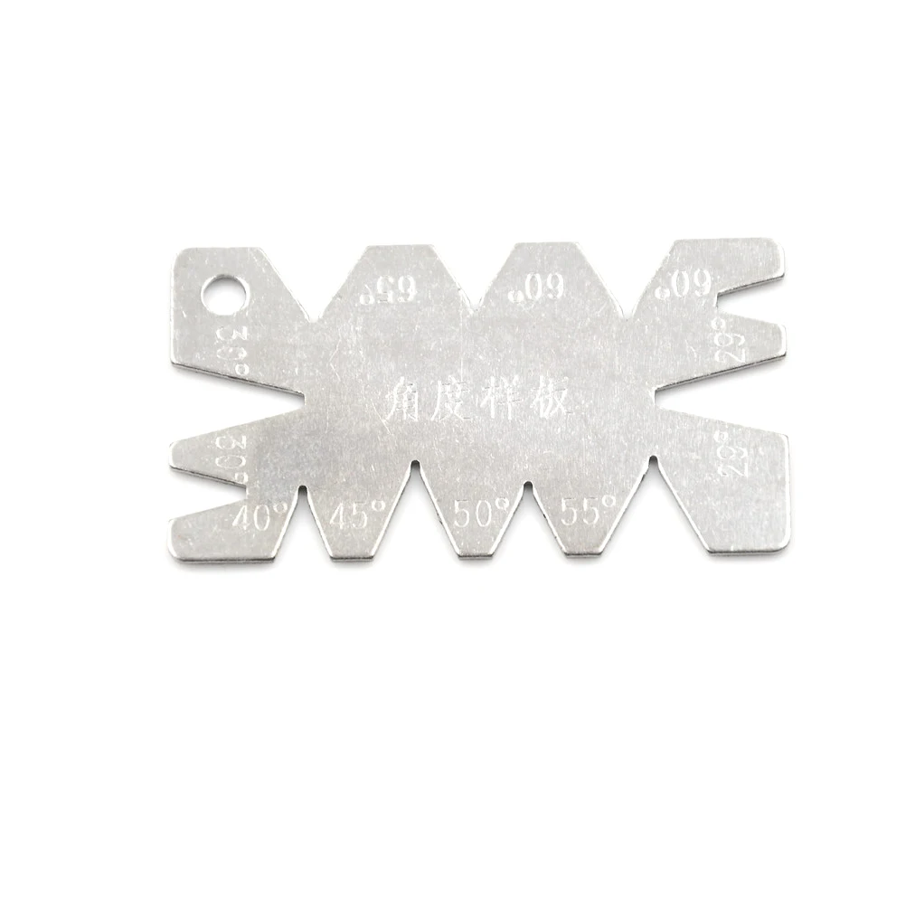 1Pc Sliver Angle Model Stainless Steel Screw Thread Cutting Angle Gage Gauge Measuring Tool
1Pc Sliver Angle Model Stainless Steel Screw Thread Cutting Angle Gage Gauge Measuring Tool