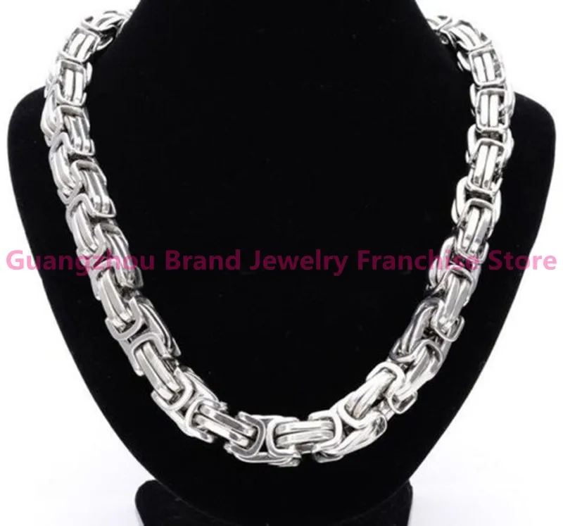 12/15cm Silver Two Color Polishing 316L Stainless Steel Byzantine Box Mens Boys Chain Necklaces 7"-40" Heavy Jewelry party gift
12/15cm Silver Two Color Polishing 316L Stainless Steel Byzantine Box Mens Boys Chain Necklaces 7"-40" Heavy Jewelry party gift