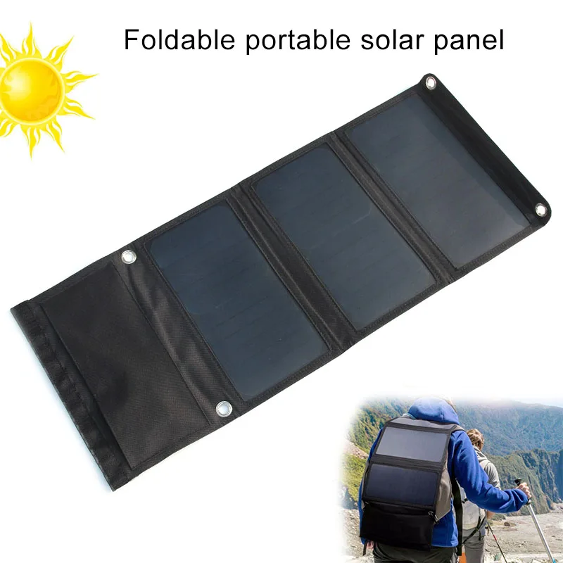 21W 5V Foldable Solar Panel Portable Solar Charger High Efficiency Charger for Cellphone DC120
21W 5V Foldable Solar Panel Portable Solar Charger High Efficiency Charger for Cellphone DC120