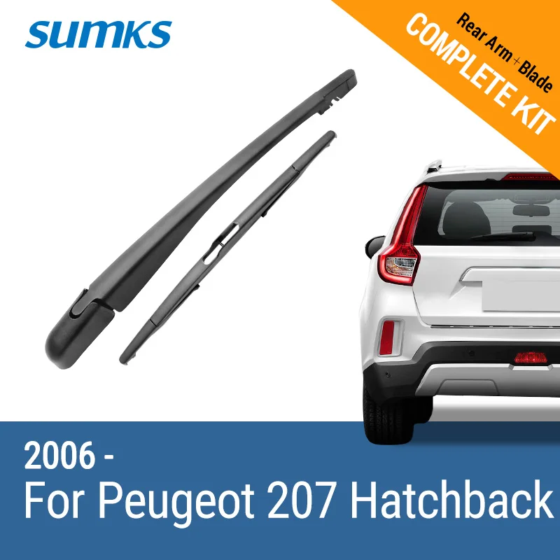 SUMKS Rear Wiper & Arm for Peugeot 207 Hatchback 2006 2007 2008 2009 2010 2011 2012
SUMKS Rear Wiper & Arm for Peugeot 207 Hatchback 2006 2007 2008 2009 2010 2011 2012