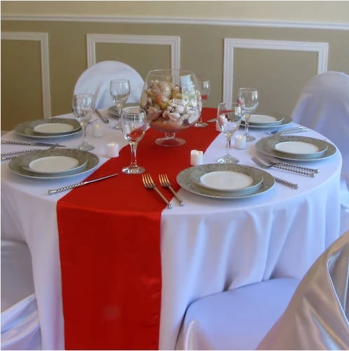 50Pcs/lot Fuschia 12"x108" Satin Table Runners for Wedding Event Party Decoration Product Supply
50Pcs/lot Fuschia 12"x108" Satin Table Runners for Wedding Event Party Decoration Product Supply