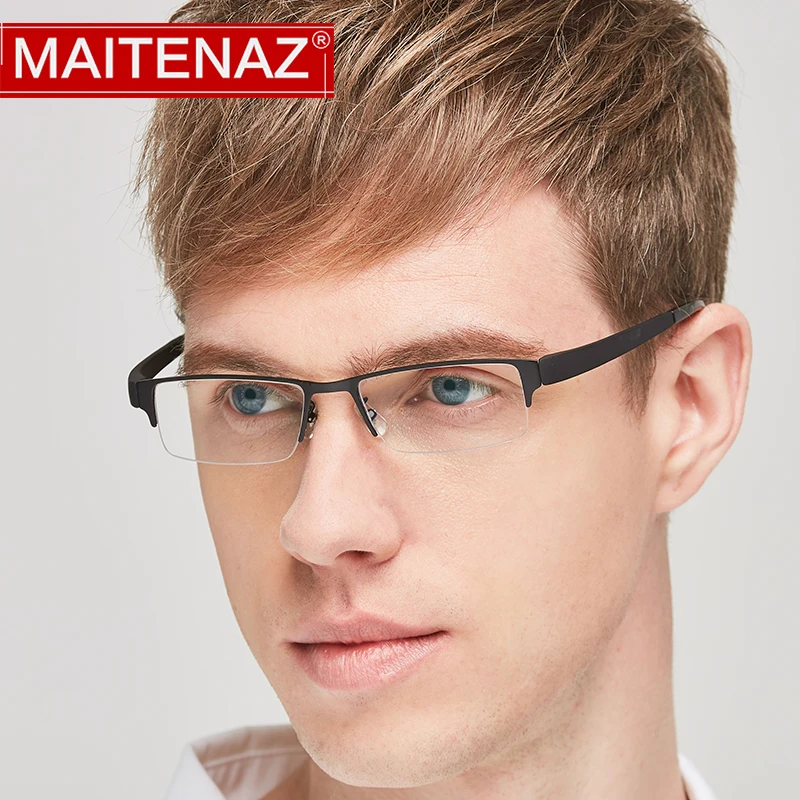 Очки MAITENAZ из сплава TR90 для мужчин и женщин, очки для коррекции близорукости и дальнозоркости по рецепту, модные удобные очки 70168
Очки MAITENAZ из сплава TR90 для мужчин и женщин, очки для коррекции близорукости и дальнозоркости по рецепту, модные удобные очки 70168