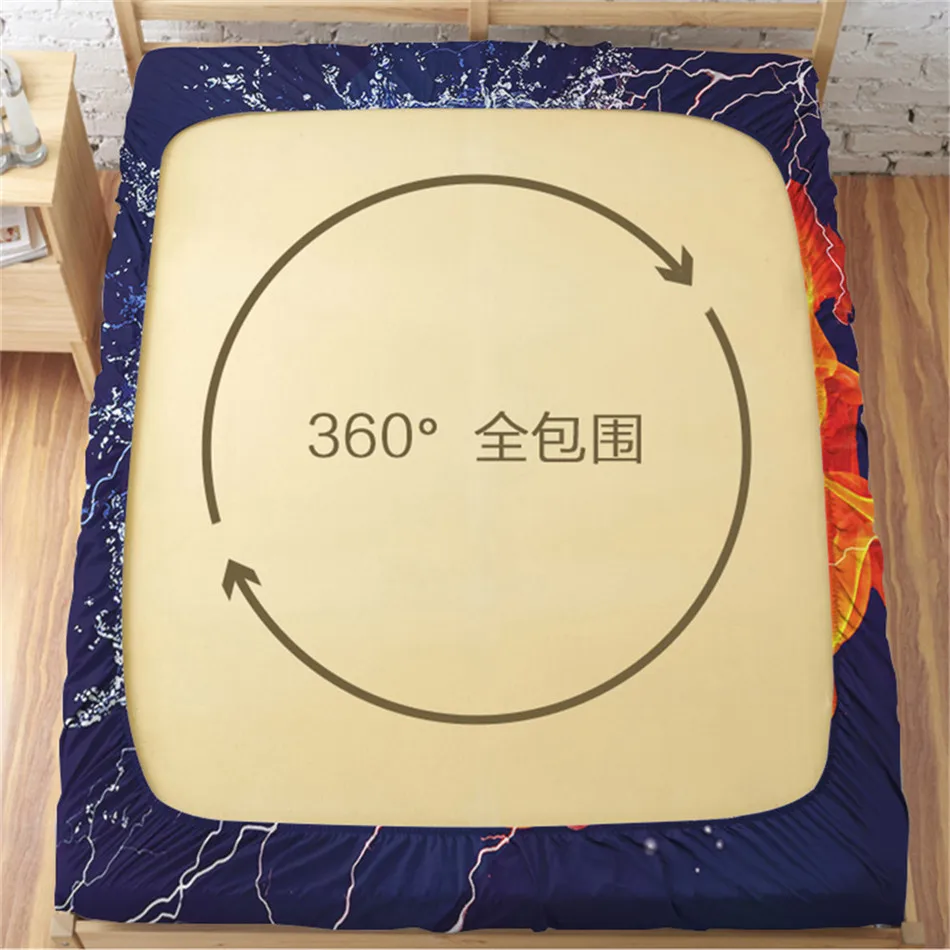 Fire Soccer Ball Design Bed Sheet 3D Football Print Fitted Sheet Football Stadium Print Bedding Deep Pocket Polyester Bedclothes
Fire Soccer Ball Design Bed Sheet 3D Football Print Fitted Sheet Football Stadium Print Bedding Deep Pocket Polyester Bedclothes